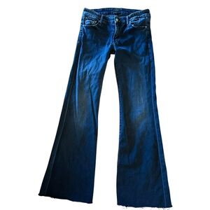 MOTHER Women's Flare Jeans in Dark Blue